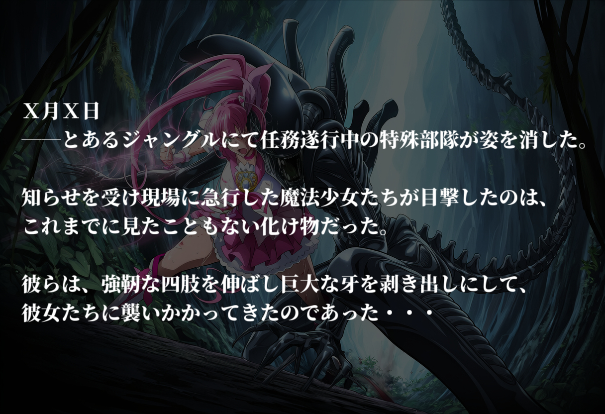  敗北魔法少女の末路 ～エイリアン襲来編～