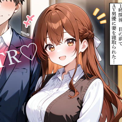 【NTR】街でインタビューされた俺。1時間後、目の前でAV男優に妻を寝取られた&hellip;