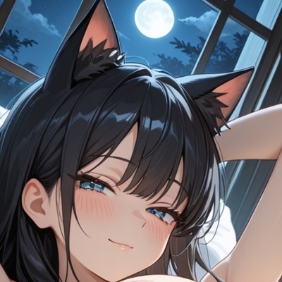 『發情貓娘/耳舔』滿月之夜發情的貓娘～甜美危險的耳舔與絕對服從的低語