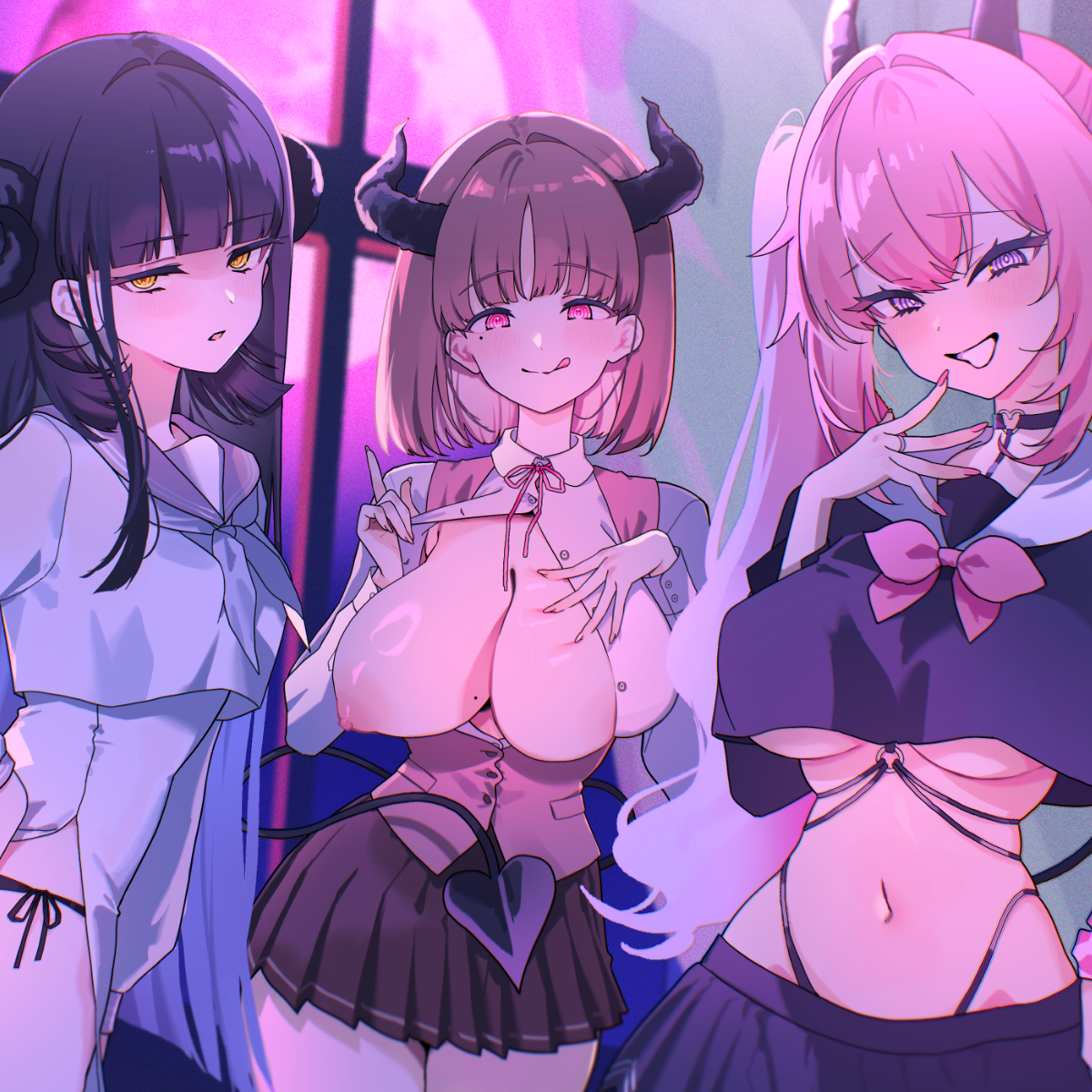 【体験版】サキュバスJKのオナサポ当番