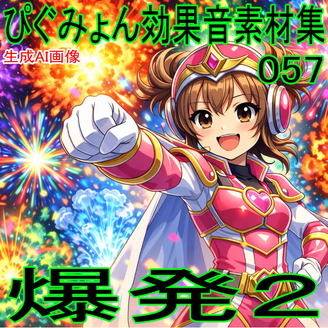 ぴぐみょん効果音素材集057爆発02