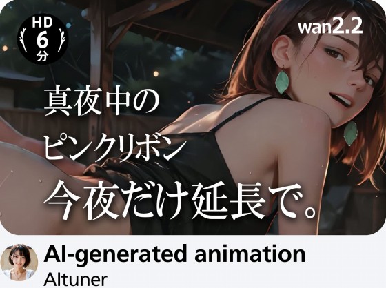 【6分HD】真夜中のピンクリボン――今夜だけ延長で。