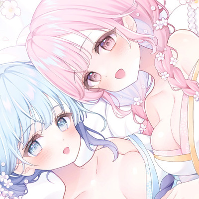 【温泉&times;癒し&times;舐め&times;生配信&rarr;舐められ負け不可避！？】閑古鳥なんて鳴かせないっ！ 双子姉妹の町勃こし(意味深)♡超両耳密着型おもてなしナマ配信♪【舐め耐久素材付き】