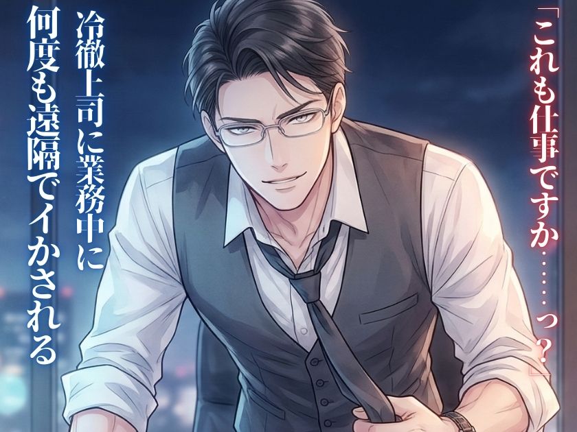 「これも仕事ですか……っ？」冷徹上司に業務中に何度も遠隔でイかされる。〜夜のオフィスで濃厚ハメ絶頂〜