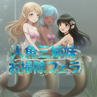 手のひらサイズのマーメイド３匹によるご奉仕フェラ