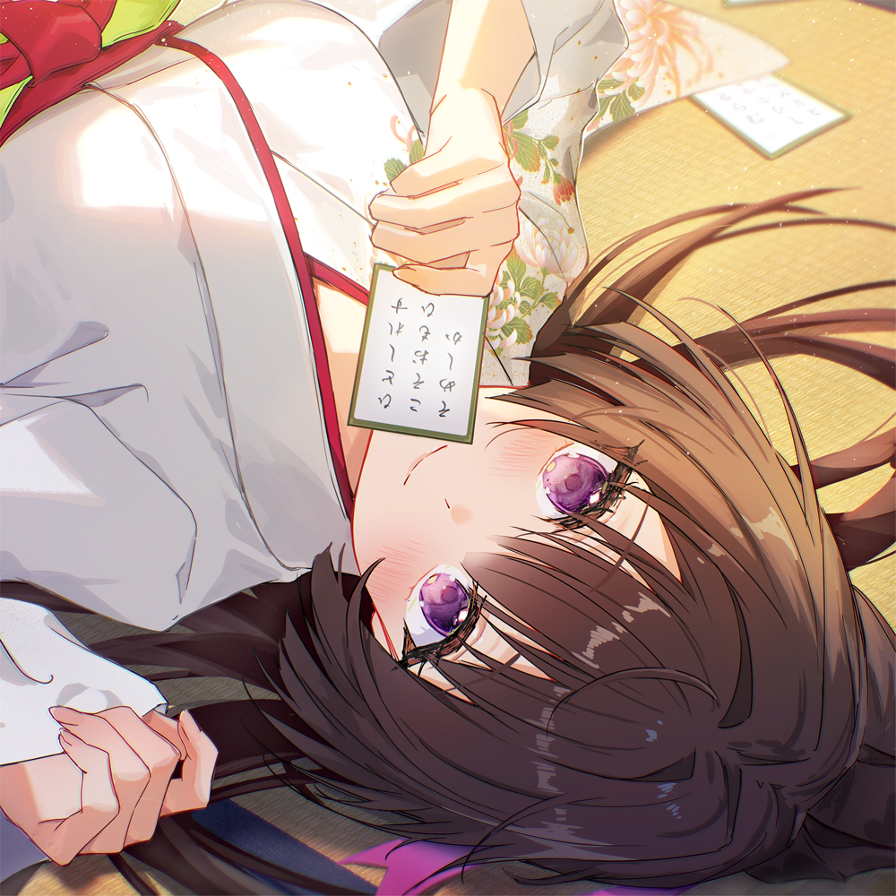 【CV：茅野愛衣】サラサラ袴の膝の上～恋の和歌をささやく大和撫子な先輩～【和歌ささやきASMR】
