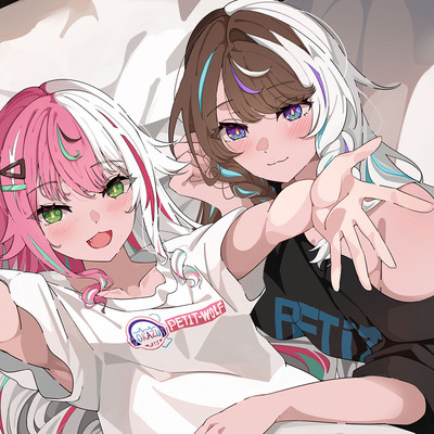 【ぷちうるふコラボ】『クールなお姉さん＆天然ちゃんと初めてのお泊り～ふたりに挟まれてゆっくり寝ようね～』ASMR