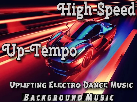 アップテンポ　アグレッシブEDM系 音楽素材！ BPM150以上の疾走感と躍動感！