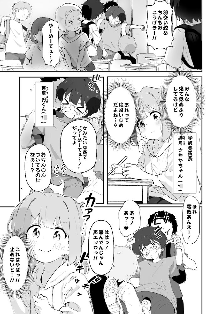 いじめられっ子を助けようとした学級委員長がいじめっ子にえろいことされる話