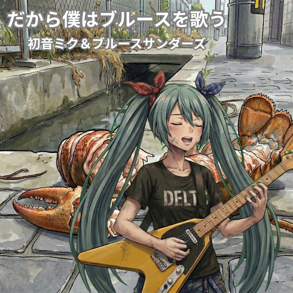 【初音ミク＆ブルースサンダース】「だから僕はブルースを歌う」【ボカロ＆ブルース】