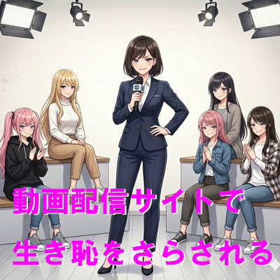 動画配信サイトで生き恥をさらされる