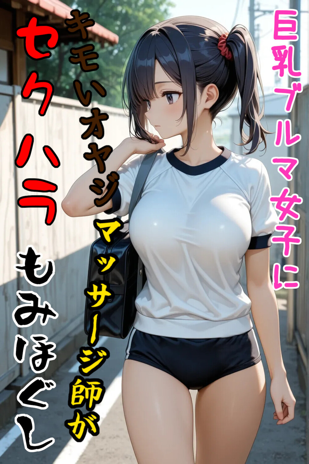 巨乳ブルマ女子にキモおやじマッサージ師がセクハラもみほぐし　体験版