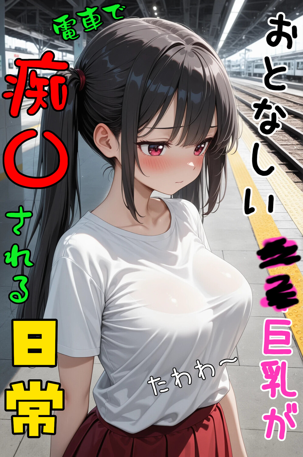 ロ〇巨乳が電車でキモおやじに痴〇される日常　体験版