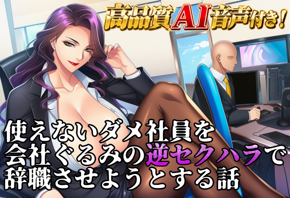 使えないダメ社員を会社ぐるみの逆セクハラで辞職させようとする話