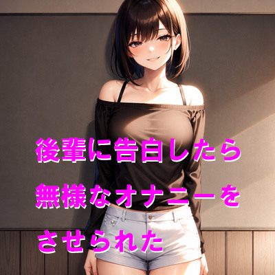 後輩に告白したら無様なオナニーをさせられた