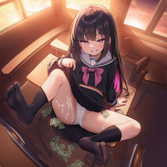 パンチラされてJKに負けてお貢ぎしてしまう オセロで勝負を挑まれ色仕掛けに負けてお金を貢ぎ続ける フリー台本