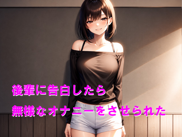 後輩に告白したら無様なオナニーをさせられた