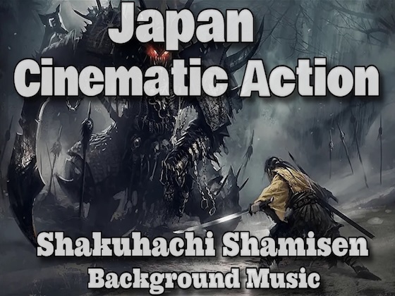 アクション系 和風 音楽素材! 忍者 侍 尺八ロック！