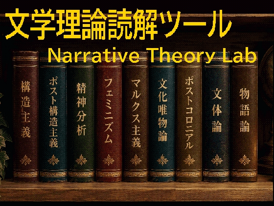文学理論読解ツール Narrative Theory Lab 紹介動画