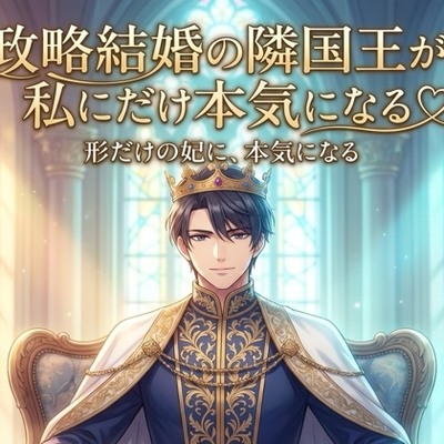 政略結婚の隣国王が、私にだけ本気になる♡〜形だけの妃のはずが、国を懸けても選ばれる溺愛〜【溺愛/王様/ファンタジー/バイノーラル】