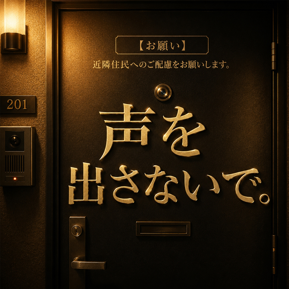 【セリフなし】声を出さないでください。マンション踊り場疑似露出プレイ ――ラグジュアリーオーガズム08