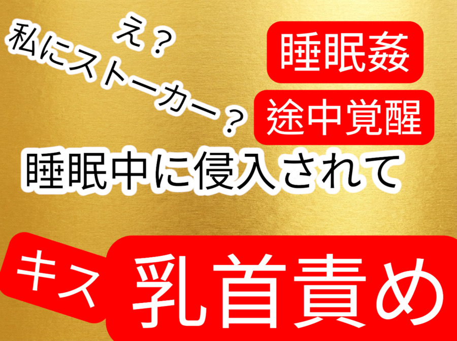 睡眠中に侵入されて襲われちゃうお姉さん…