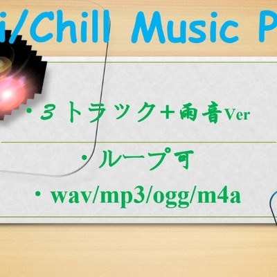 ゲーム、配信、作業用BGMとして使えるLofi, Chill Music Pack