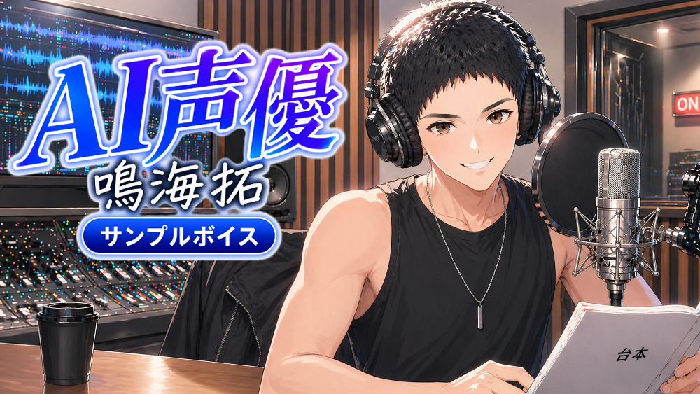 AI声優　鳴海拓サンプルボイス