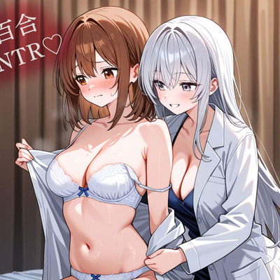 【NTR 百合】セックスレスで悩む妻が美人巨乳カウンセラーに寝取られた‥