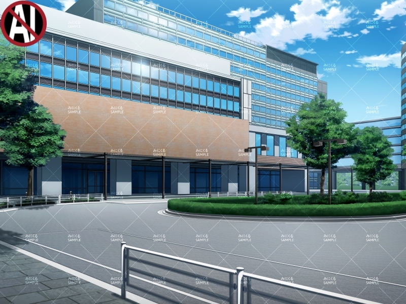 みにくる背景CG素材集『病院編』part02-大学病院-B