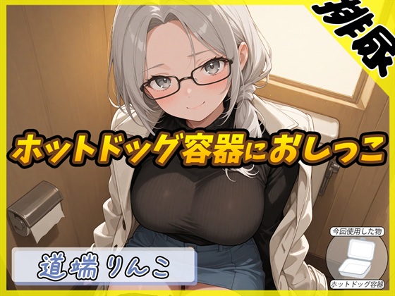 【排尿音】128cmのIカップ爆乳変態オタクっ娘道端りんこ「ホットドッグの容器におしっこ」【道端りんこ】
