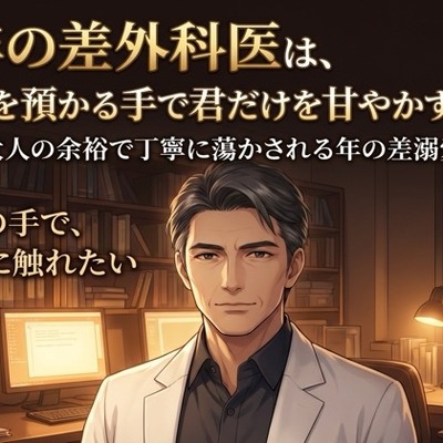 年の差外科医は、命を預かる手で君だけを甘やかす♡〜大人の余裕で丁寧に蕩かされる年の差溺愛〜【年の差/医師/溺愛/バイノーラル】