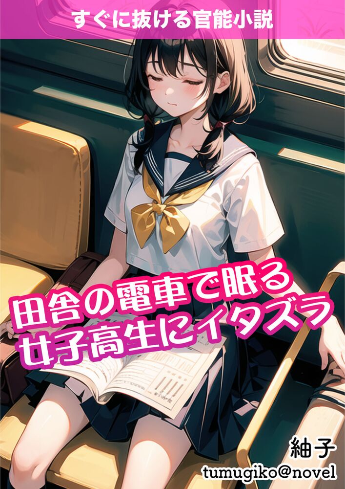 田舎の電車で眠る女子高生にイタズラ【すぐに抜ける官能小説】