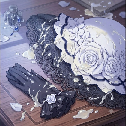 【ま〇さば】大魔女様の帽子と手袋の匂いとぶっかけ