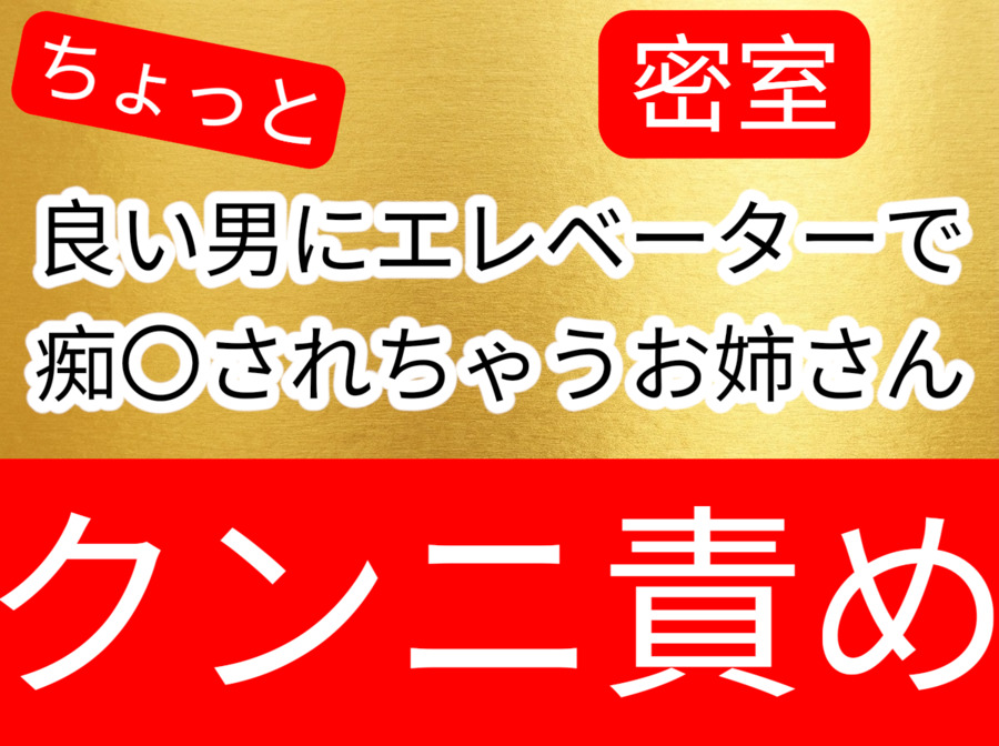 待ち伏せされてエレベーター内で痴〇されてクンニ逝きしてしまうお姉さん
