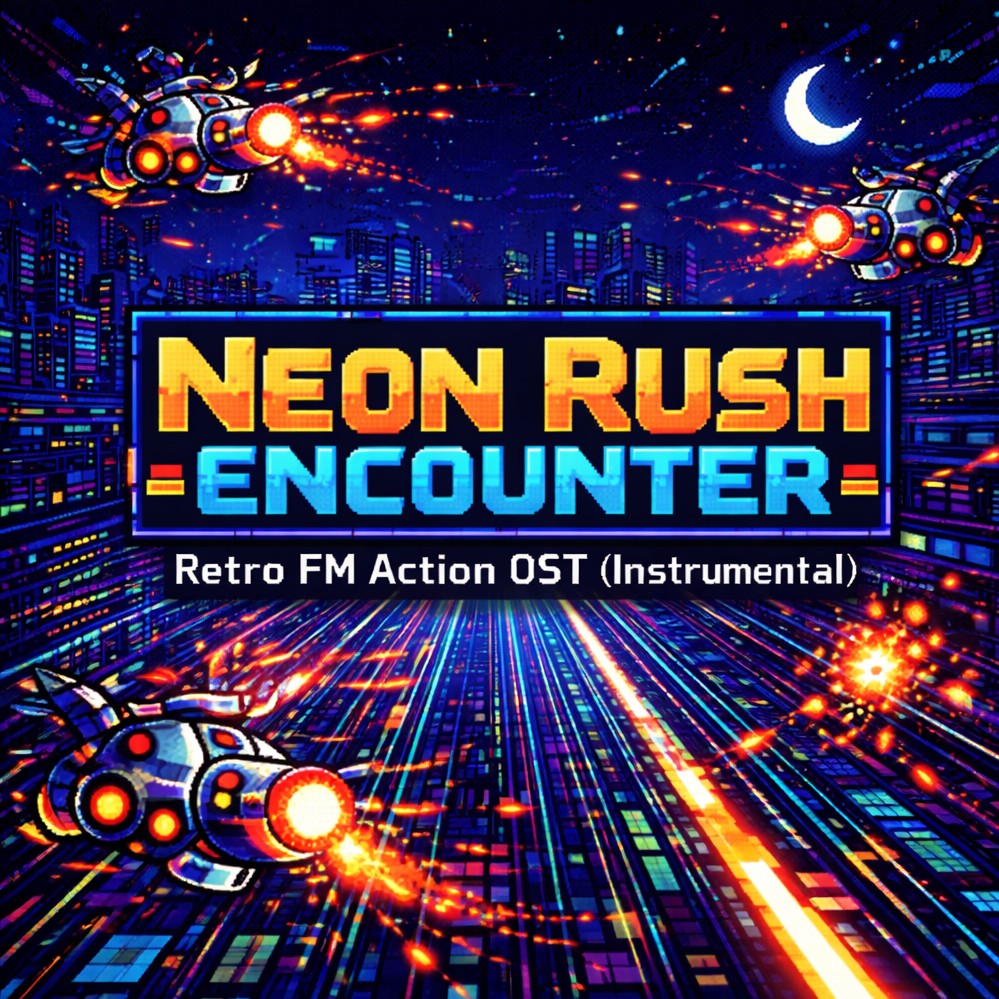 Neon Rush Encounter &mdash; Retro FM Action OST サンプルリスト