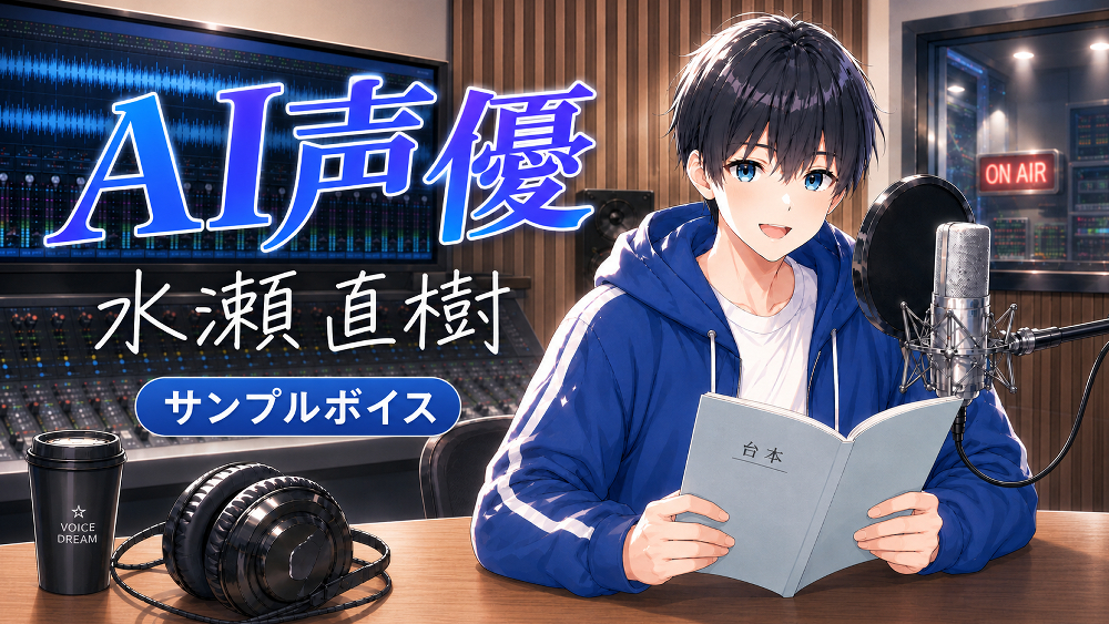 AI声優　水瀬直樹サンプルボイス