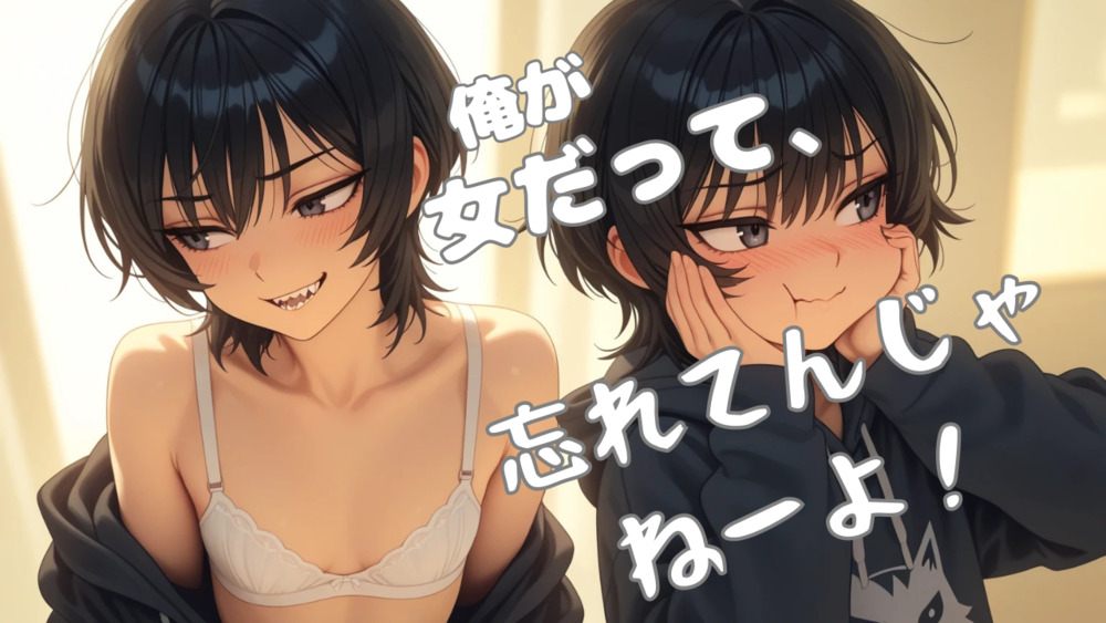 俺が女だって、忘れてんじゃねーぞ！