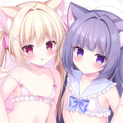 【⭐️ハーレム♡サンドイッチ生交尾⭐️】W子ねこちゃんいちゃ甘♡Wフェラ&rarr;W交尾♡&rarr;W交尾♡&rarr;発情H♡うぇるかむ♡にゃんにゃんはぴねす「ご主人様みるく飲ませてみゃ」サンプル