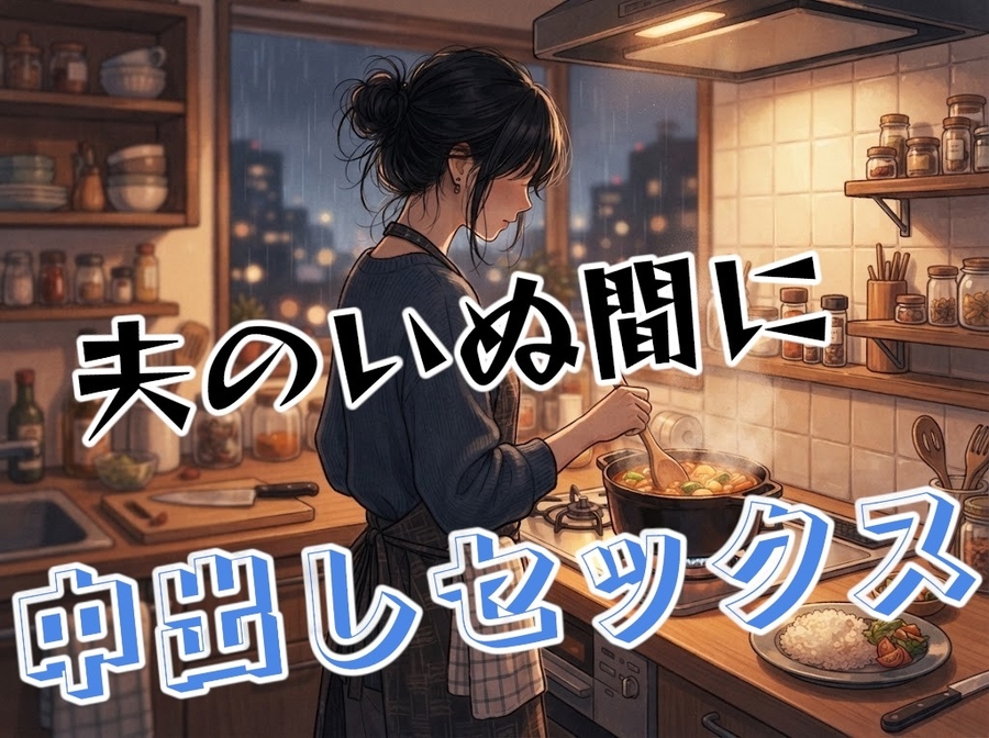 人妻お姉さんが御飯作って待ってくれてたけど、御飯そっちのけでちゅきちゅき♡中出しセックスしちゃうお話♡