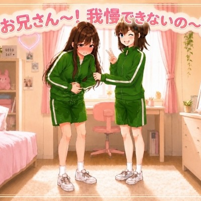 【体験型おしがまプレイ】お兄さん〜ここでおしっこ漏らすまで部屋から出れないよ〜!【つるぺた/失禁】
