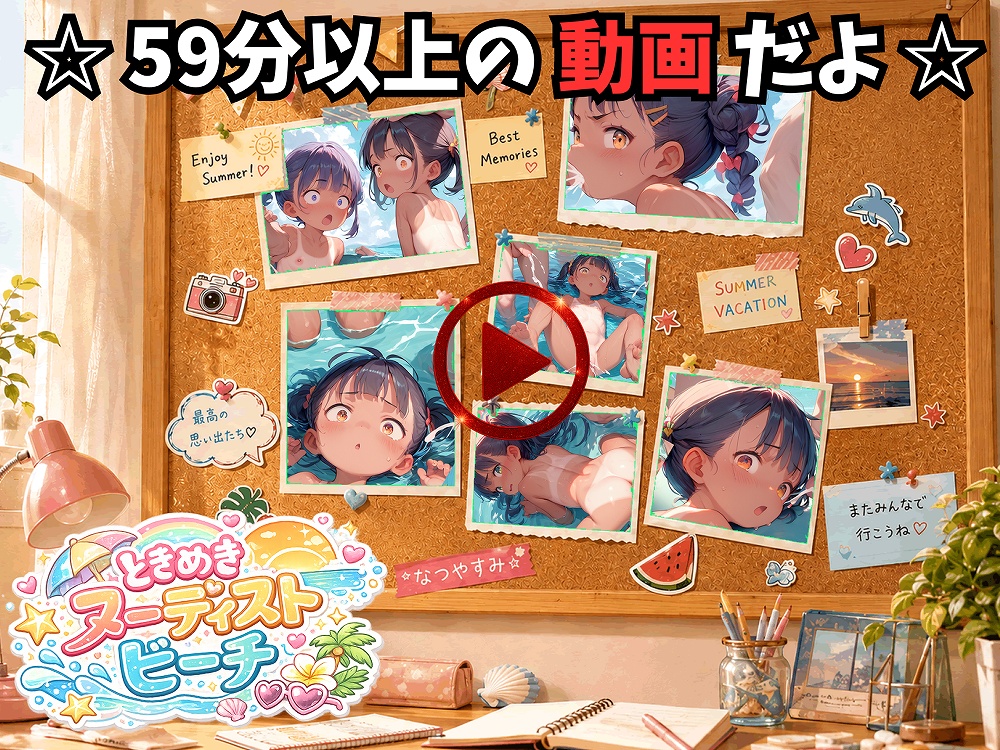 【動画】ときめきヌーディストビーチ【59分以上】