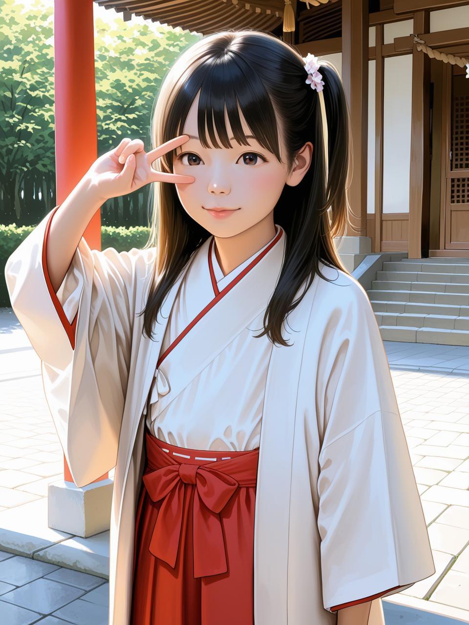 つるぺた巫女(283枚)【美麗イラストCG集ult】