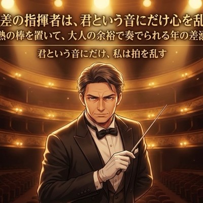 年の差の指揮者は、君という音にだけ心を乱す♡〜情熱の棒を置いて、大人の余裕で奏でられる年の差溺愛〜【年の差/芸術家/溺愛/バイノーラル】
