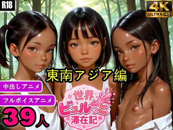 【超美4K】世界ビュルっと滞在記〜東南アジアのつるぺた編〜