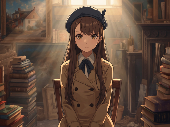 【AIイラスト集】NOSTALGIA II - 硝子越しのソワレと密やかな書架 -