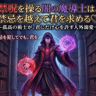 禁呪を操る闇の魔導士は、禁忌を越えて君を求める♡〜孤高の術士が、君にだけ心を許す人外溺愛〜【魔導士/人外/禁断/バイノーラル】