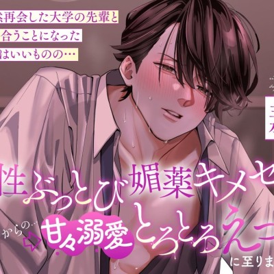 偶然再会した大学の先輩と付き合うことになったまではいいものの…理性ぶっとび媚薬キメセク➡甘々溺愛とろとろえっちに至りました