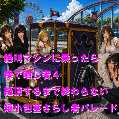 絶叫マシンに乗ったら裸で晒し者4 絶頂するまで終わらない短小包茎さらし者パレード