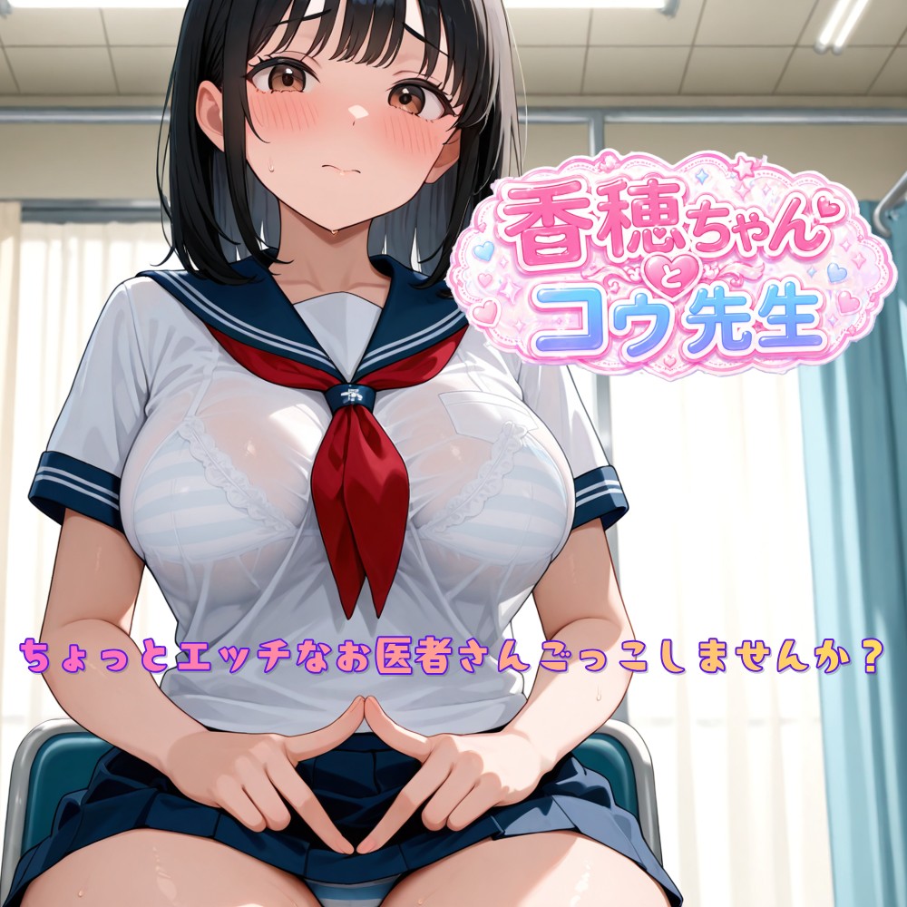 香穂ちゃんとコウ先生 Episode1 ムッツリスケベの包茎デカクリトリス娘が変態医師にクリ皮剥かれてド派手にアクメをキメる話